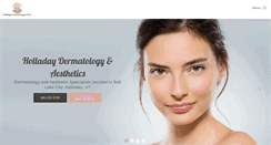 Desktop Screenshot of holladaydermatology.com